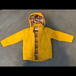 Toddler Boy OshKosh Gold Hooded Jacket
